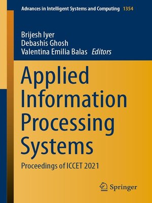 cover image of Applied Information Processing Systems